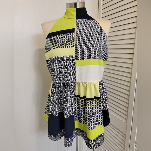 Kaari Blue Tops - PATTERNED HALTER TOP BY KAARI BLUE NWT